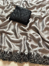 Load image into Gallery viewer, Splendorous Party Wear Rangoli Silk Cut Work Border n Embroidery Saree With Contrast Blouse Piece