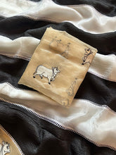 Load image into Gallery viewer, Forbearance Party Wear Crush Silk Embroidery Kalamkari Print Cut Work Border Fancy Saree For Occasion