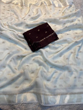 Load image into Gallery viewer, New Festive Wear Pure Soft Viscose Zari Jacquard Weaving Work Fancy Designer Saree With Blouse