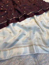 Load image into Gallery viewer, New Festive Wear Pure Soft Viscose Zari Jacquard Weaving Work Fancy Designer Saree With Blouse