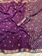 Load image into Gallery viewer, Attractive Wedding Wear Pure Viscose Silk Jacquard Weaving Work Rich Pallu Fancy Designer Saree With Blouse Piece