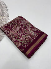 Load image into Gallery viewer, Excellent Party Wear Pure Soft Kashmiri Cotton Silk Designer Printed n Rich Pallu Saree With Blouse Piece