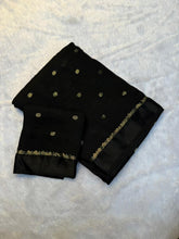 Load image into Gallery viewer, Fantabulous Festive Wear Pure Viscouse Soft Jute Jacquard Design n Satin Border Fancy Saree With Blouse Piece