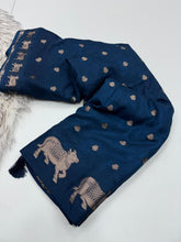 Load image into Gallery viewer, Adorable Festive Wear Pure Soft Dola Silk Jacquard Border Butti Design Fancy Saree For Women