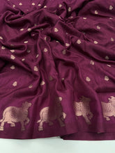 Load image into Gallery viewer, Adorable Festive Wear Pure Soft Dola Silk Jacquard Border Butti Design Fancy Saree For Women