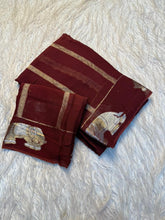 Load image into Gallery viewer, Traditional Function Wear Pure Viscose Dola Silk Jacquard Design Fancy Saree With Blouse Piece