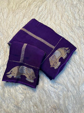 Load image into Gallery viewer, Traditional Function Wear Pure Viscose Dola Silk Jacquard Design Fancy Saree With Blouse Piece