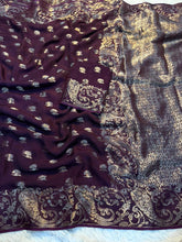 Load image into Gallery viewer, Magnetic Function Wear Pure Viscose Weaving Silk Jacquard Work Rich Pallu Designer Saree With Elegant Blouse Piece