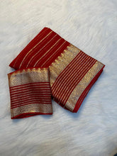 Load image into Gallery viewer, Effervescent Festive Wear Pure Viscose Georgette Linning Weaving Border Fancy Designer Saree