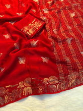 Load image into Gallery viewer, Charismatic Function Wear Pure Viscose Dola Silk Jacquard Border Fancy Designer Saree With Blouse