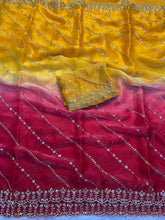 Load image into Gallery viewer, Dazzling Party Wear Silk Sequence Work Fancy Designer Saree With Elegant Blouse Piece