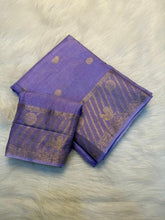 Load image into Gallery viewer, Adorning Festive Wear Pure Viscose Soft Silk Jacquard Work Border Designer Saree With Blouse Piece