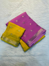 Load image into Gallery viewer, Mellifluous Function Wear Pure Viscose Silk Jacquard Weaving Work Rich Pallu Fancy Designer Saree With Blouse Piece