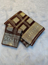 Load image into Gallery viewer, New Partywear Pure Viscose Georgette Jacquard Weaving Work Fancy Designer Saree With Blouse