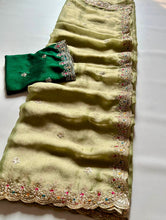 Load image into Gallery viewer, Adorning Function Wear Soft Silk Sequence Embroidery Work Fancy Designer Saree