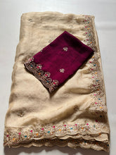 Load image into Gallery viewer, Adorning Function Wear Soft Silk Sequence Embroidery Work Fancy Designer Saree