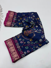 Load image into Gallery viewer, Glamorous Party Wear Pure Soft Dola Silk Mangalkari Border Fancy Designer Saree