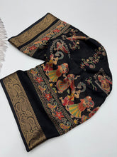 Load image into Gallery viewer, Graceful Party Wear Pure Soft Silk Jacquard Border Fancy Designer Saree With Blouse