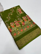 Load image into Gallery viewer, Graceful Party Wear Pure Soft Silk Jacquard Border Fancy Designer Saree With Blouse