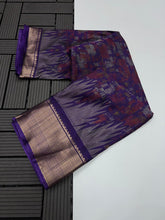 Load image into Gallery viewer, Stylish Festive Wear Pure Soft Dola Silk Print With Jari Border Fancy Designer Saree For Women