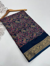 Load image into Gallery viewer, Glamorous Party Wear Pure Soft Silk Jacquard Border Fancy Designer Saree