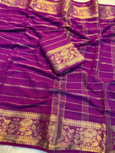 Load image into Gallery viewer, Graceful Function Wear Pure Viscose Jacquard Weaving Work Fancy Designer Saree