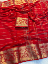 Load image into Gallery viewer, Graceful Function Wear Pure Viscose Jacquard Weaving Work Fancy Designer Saree