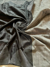 Load image into Gallery viewer, Splendorous PartyWear Soft Linen Black Colour Printed Rich Pallu n Sequence Work Fancy Designer Saree