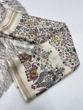 Load image into Gallery viewer, Imaginative Festive Wear Pure Soft Kashmiri Cotton Silk Designer Printed n Rich Pallu Saree With Blouse Piece