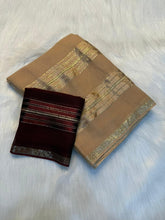 Load image into Gallery viewer, Desirable Party Wear Pure Viscose Georgette Weaving Zari Design Saree With Blouse Piece