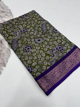 Load image into Gallery viewer, Artistic Party Wear Soft Dola Silk Mangalkari Zari Border Fancy Designer Saree With Blouse Piece