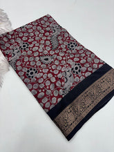 Load image into Gallery viewer, Artistic Party Wear Soft Dola Silk Mangalkari Zari Border Fancy Designer Saree With Blouse Piece