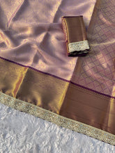 Load image into Gallery viewer, Charismatic Party Wear Banarasi Tissue Silk Jacquard n Mirror lace Work Fancy Designer Saree For Wedding