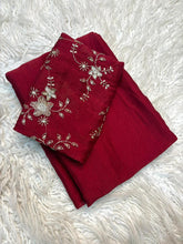 Load image into Gallery viewer, Stunning Party Wear Rangoli Crush Silk Fancy Designer Saree With Heavy Beeds Work Blouse