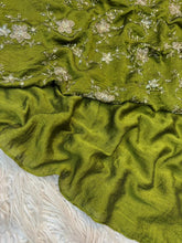 Load image into Gallery viewer, Stunning Party Wear Rangoli Crush Silk Fancy Designer Saree With Heavy Beeds Work Blouse