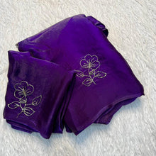 Load image into Gallery viewer, Adorable Party Wear Silk Beads Work Fancy Designer Saree With Blissful Blouse Piece