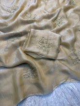 Load image into Gallery viewer, Adorable Party Wear Silk Beads Work Fancy Designer Saree With Blissful Blouse Piece