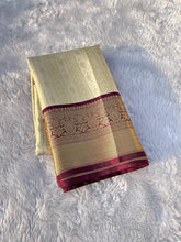 Load image into Gallery viewer, Redolent Function Wear Banarasi Tissue Silk Jacquard Zari Weaving Work Rich Pallu Fancy Designer Saree With Blouse Piece