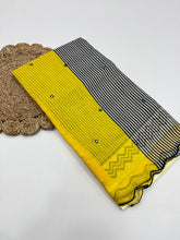 Load image into Gallery viewer, Elegant Festive Wear Soft Chanderi Cotton With Embroidery n Foil Mirror Work Fancy Designer Saree With Blouse Piece