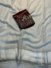 Load image into Gallery viewer, Charming Festive Wear Pure Viscose Georgette Handwork Fancy Designer Saree With Elegant Blouse Piece