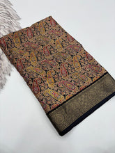 Load image into Gallery viewer, Graceful Festive Wear Pure Soft Silk Print With Jacquard Border Fancy Designer Saree For Women