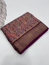 Load image into Gallery viewer, Graceful Festive Wear Pure Soft Silk Print With Jacquard Border Fancy Designer Saree For Women