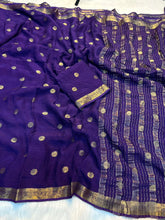 Load image into Gallery viewer, Incredible Festive Wear Pure Viscose Silk Jacquard Border Saree With Matching Blouse Piece