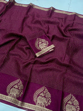 Load image into Gallery viewer, Traditional Function Wear Viscose Tissue Silk Zari Weaving Work Fancy Designer Saree With Matching Blouse