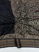 Load image into Gallery viewer, Entrancing Function Wear Pure Soft Silk Jacquard Border n Heavy Mirror Lace Work Rich Pallu Fancy Designer Saree