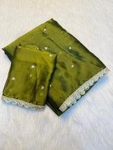 Load image into Gallery viewer, Effervescent Party Wear Pure Soft Rangoli Silk Sequence Work Border Fancy Designer Saree