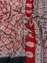 Load image into Gallery viewer, Traditional Festive Wear Satin Silk Print Rich Pallu n Mirror Work Fancy Desinger Saree For Women