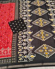 Load image into Gallery viewer, Divine Party Wear Dola Silk Print Designer Saree