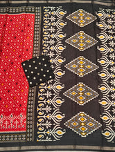 Load image into Gallery viewer, Divine Party Wear Dola Silk Print Designer Saree