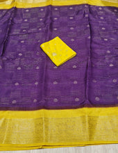 Load image into Gallery viewer, Blossom Function Wear Dolla Silk Jacquard Zari Weaving Work Saree